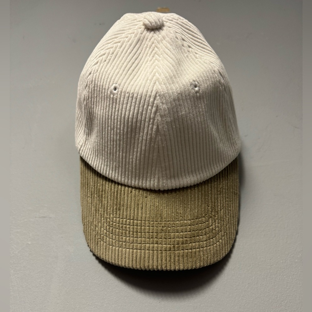 Anthropologie Wyeth Two-Tone Corduroy Ladies Hat Retail $49